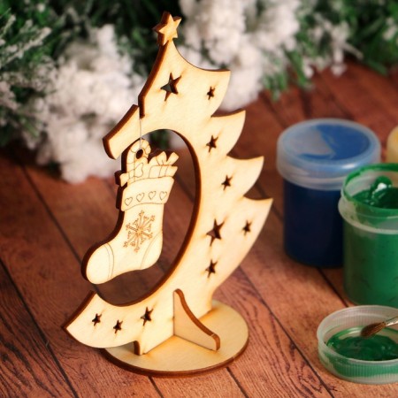 Harvesting for creativity "Christmas tree with New Year's toe"-3