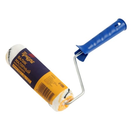 Tundra roller, microfiber, 180 mm, handle d = 6 mm, d = 42 mm, pile 9 mm-4