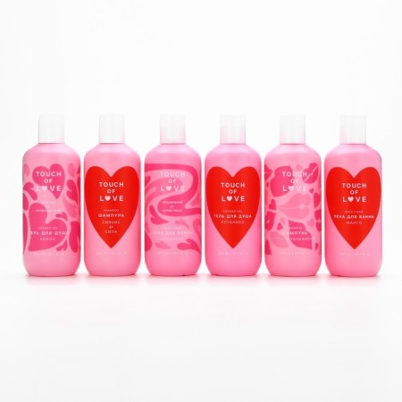 Shower gel Just Love, 300 ml, strawberry aroma, pure happiness-10