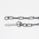 A chain for leaning dogs, 3 m, caliber 6 x 42 mm, black
