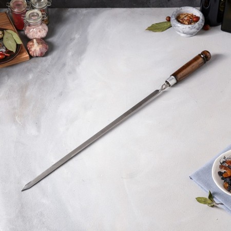 Shampoo Armenian "suite", handle of varnish, 60 cm x 3 mm, working part 45 cm