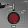 Pan Magistro Warrior, D = 24 cm, h = 6.3 cm, with a glass lid, a Soft-Touch handle, anti-stick coating, induction