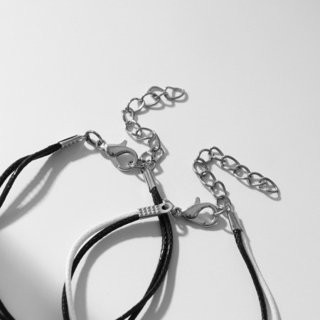 Bracelets "Demetrons" split hearts, color, 7 cm-2