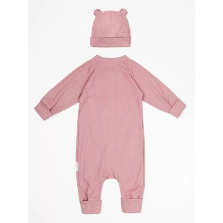 Children's overalls with a fascion cap, height 86 cm, pink color-5