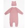 Children's overalls with a fascion cap, height 86 cm, pink color