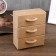MDF decor casket 15x12x7 cm mix