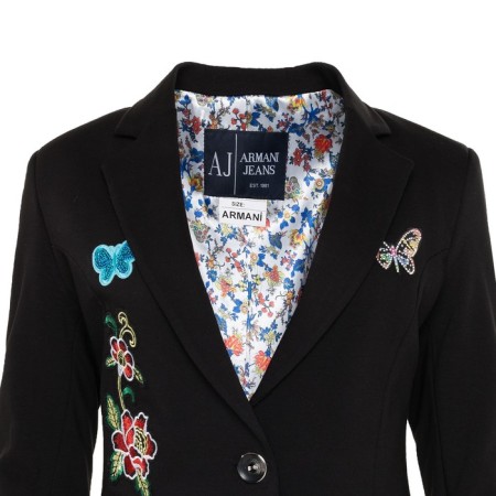 Female jacket, black color, size 42-8