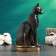 Figure "Cat of Egyptian" bronze, 11x20x7cm