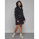 Coat insulated winter female, size 54, black color