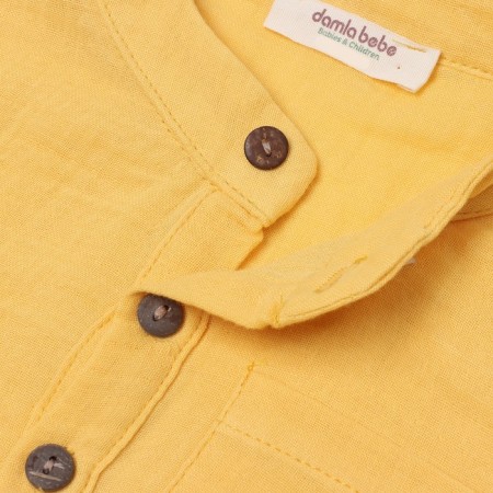 Children's set (longshille/pants), yellow color, height 98cm-8