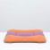 Animal mattress, bilateral, 87 x 70 cm, orange/lilac