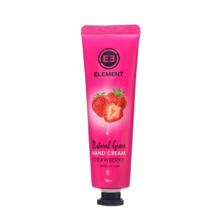 Element hand cream with strawberries, 30 ml