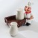 Ceramic set for spices "Cook with a cart", 2 items: Solonka, List, 60 ml