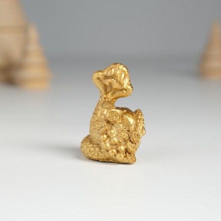 Souvenir Polystone "Snake of Good luck with wealth" MIX 3.3x3x4 cm-2
