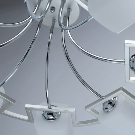 Tetro chandelier, size 74x25x74 cm, 480W 8xe14 IP 20-9