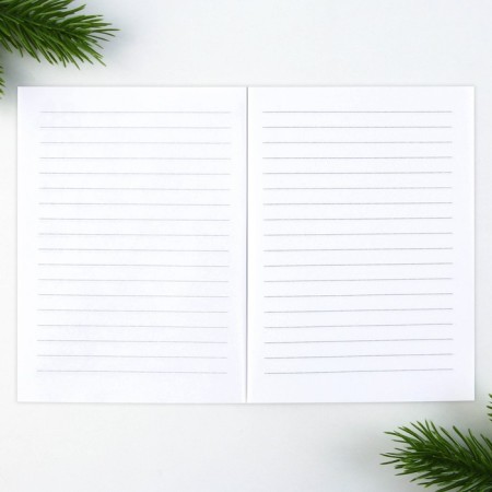 Gift New Year's Set: notebook, stickers 2 liters and magnetic bookmarks 2 pcs "Time set"-5