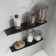 Shelf IDDIS Slide Slibs00i44, 400x112x37 mm, black, stainless steel