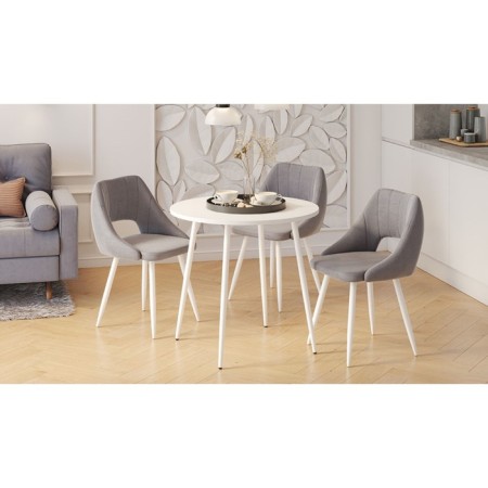 Dining table Polini Home London, white-white color