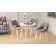 Dining table Polini Home London, white-white color