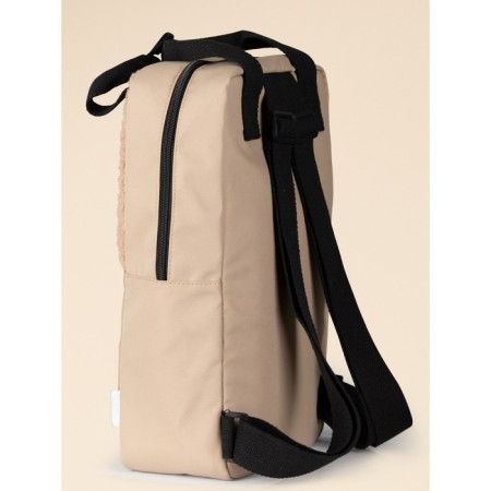 Baby bag, size 11x25x38 cm, beige color-3