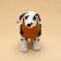 Jacket for dogs with a harness, size p 2xl (ds 45 cm, osh 40 cm, og 58 cm), mustard