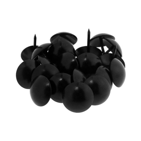 Tundra nails, decorative, 19x22 mm, black, 50 pcs-2