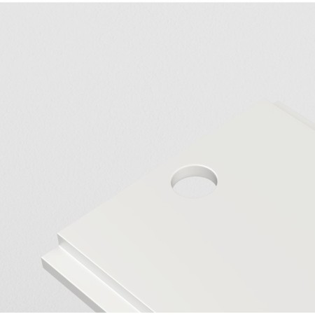 Mount for the cable, 1 pc, technical tra004hp-21w, 3x0.5x3.5 cm, white color