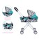 Puppet stroller "Zebra" universal, metal frame