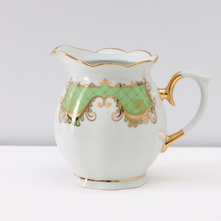 Service Coffee Porcelain Symphony, 15 objects: coffee pot 800 ml, sugar tower 400 ml, cream 180 ml, coffee coffee cup, saucer d = 12 cm-3
