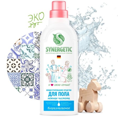 Synergetic washing tools "Tender cleanliness", biodegradable, concentrated 750 ml