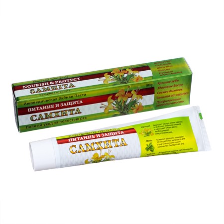 Samhita Toothpaste "Food and Protection", 100 g