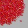 Beads for creativity Plastic "Rhombus Crystal Red Hologography" set 20 grams 0.4x0.4 cm