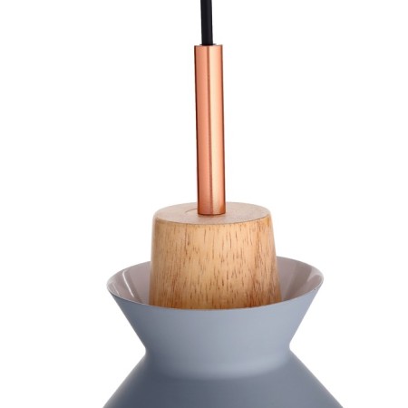 Lamp Bayerlux "Mirella" 1x60W E27 gray 24x24x19 cm.-3