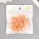 Decor for creativity Artificial fur "Ball" peach set 10 pcs, d = 2 cm