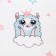 Diamond "Baby I" Little Star 40*60 cm, 100% cotton