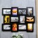 Photo frame plastic in 12 photos 10x15 cm "Laconicity" black 46x61 cm