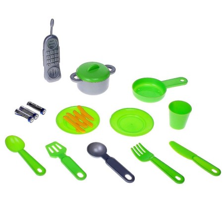 Game module "Kitchen Laura" with a hob, light and sound effects, works from batteries-4