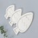 Mold Silicon "Three Tree" products - 6.5x3.6 8x3.6 11.1x5 cm 3 objects 11.7x13.2 cm