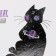 Diary of a solid cover 1-11 grade 48 sheets, "space cat", cardboard cover 7BC, matte lamination, selective UV-fluid, cheat sheet
