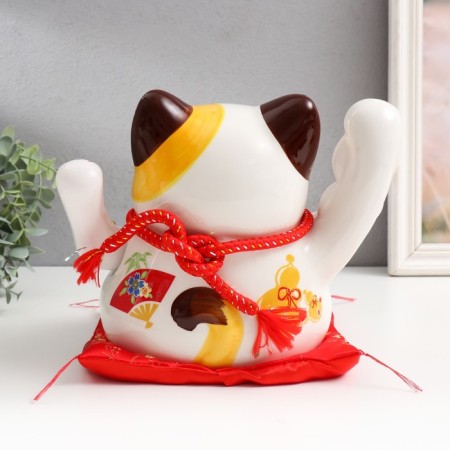 Pendulum ceramics "Mani-Neko as a source of well-being" from batteries 16x23x19.5 cm-2