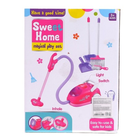 Set "hostess": vacuum cleaner with light and sound, cleaning belonging-8