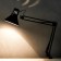 Lamp on the clamp 101 "SIX, Black" E27 40W Risalux