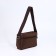 Cross-Bodi Bag on a zipper, brown color