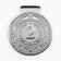 Prize medal 197, 2nd place, d = 5 cm, silver