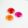 Beads for creativity plastic "Ring" Color set 100 pcs 1.2x1.2 cm