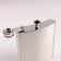 Flaw for alcohol and water, 210 ml, "Major", stainless steel, cover, gift, army, 7 oz