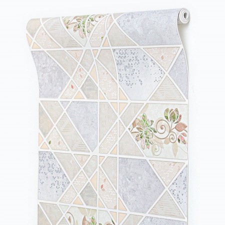 Wallpapers moisture resistant, collage 1307-8, 0.53x10.05m