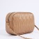 Cross-Bodi Bag on a zipper, beige color