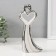 Souvenir ceramics "One love for two" silver-white 24x11.5x5.5 cm