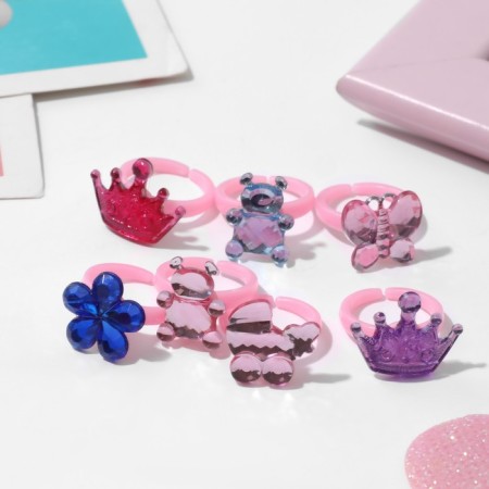 Children's ring "chosen" stained glass windows, mix shape, color, dimensionless